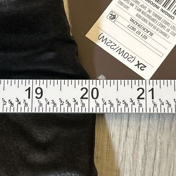 NWT Ava & Viv PLUS High Waisted Black Leggings Pants 2X 20W/22W Women’s New Tags - Picture 16 of 16